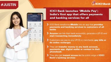 ICICI Bank Officially Enters ‘FinTech’ Space by Launching ‘iMobile Pay’ App