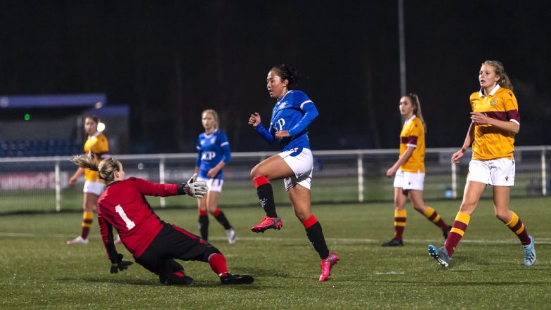 Bala Devi Scores First Goal in Scottish Women’s Premier League As Rangers Thrash Motherwell 9–0