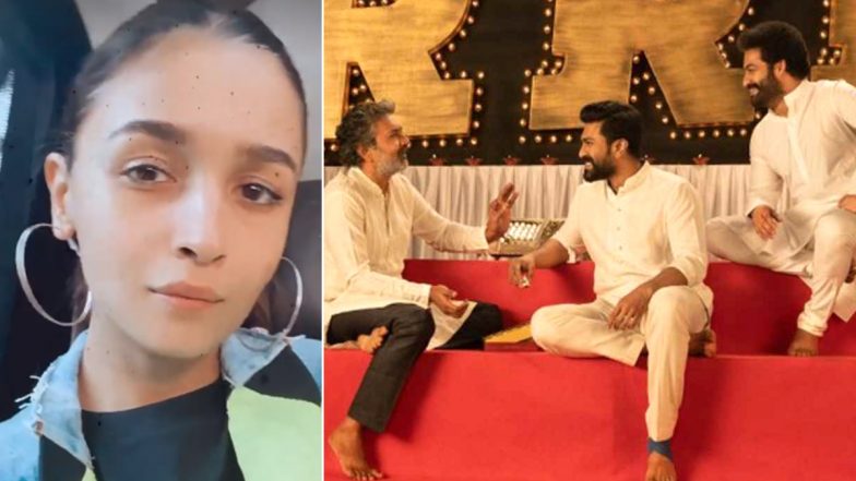 Alia Bhatt to Resume SS Rajamouli's RRR Shoot; Actress Heads to Join Team of Ram Charan, Jr NTR, Ajay Devgn Starrer