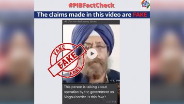 Govt to Deploy Paramilitary Forces at Singhu Border? Punjab, Haryana to Go Under Curfew? PIB Fact Check Debunks Fake News