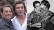 On Dharmendra's 85th Birthday, Bobby Deol Shares Adorable Childhood Picture to Wish His Father (See Pic)