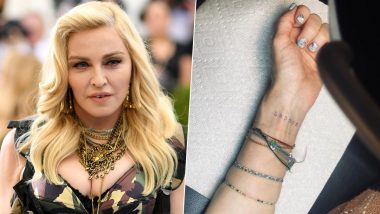 Madonna Dedicates Her New Tattoo to Kids, Says 'Inked for the Very First Time' (See Pics)