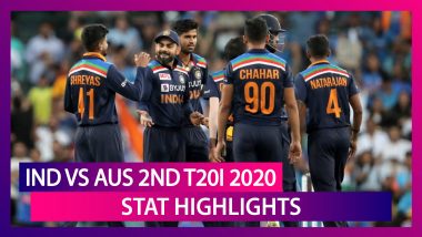 India vs Australia Stat Highlights 2nd T20I 2020: Visitors Seal Series