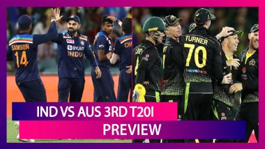 IND vs AUS 3rd T20I Preview & Playing XIs: Visitors Aim Clean Sweep