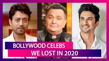 Irrfan Khan, Rishi Kapoor, Sushant Singh Rajput, Saroj Khan, Jagdeep & Other Bollywood Celebs We Lost In 2020