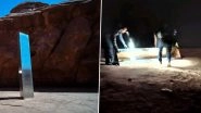 Not Aliens, but 4 Men Are Behind the Mysterious Disappearance of Utah Monolith! Pics & Videos of Humans Dismantling the Shiny Structure Go Viral