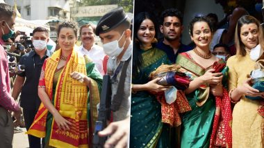 Kangana Ranaut Visits Mumba Devi and Shri Siddhivinayak Temple After Returning to Mumbai, Says ‘I Feel Protected, Loved and Welcomed’