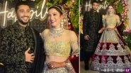 Gauahar Khan and Zaid Darbar Look Masha Allah In Their Reception Pictures