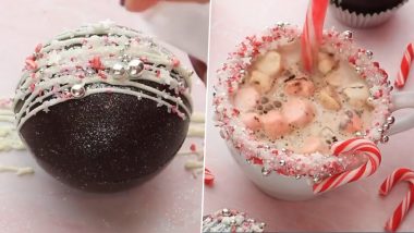 Hot Chocolate Bombs Filled with Marshmallows for Christmas 2020: Here's How to Make This Viral Holiday Drink That Feels like a Hug in a Cup (Watch Recipe Video)