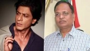 Delhi Health Minister Satyendar Jain Thanks Shah Rukh Khan for Donating Remdesivir Injections, Says &lsquo;It Came at a Time When It Was Needed the Most&rsquo;