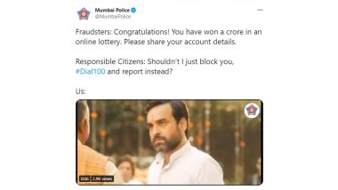 Mumbai Police Uses 'Pankaj Tripathi and His Neck' Meme to Convey a Very Important and Responsible Message