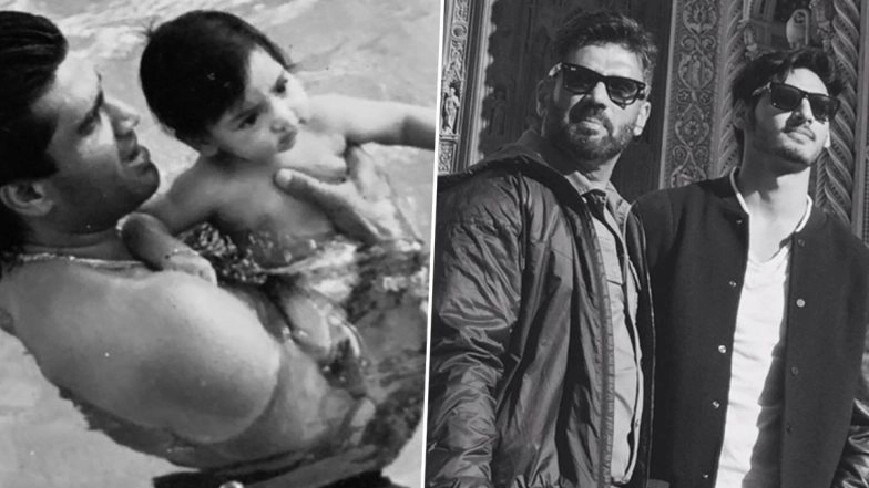 Suniel Shetty Shares A Heartwarming Birthday Post For His ‘Baba’ Ahan Shetty! (View Throwback Pics)