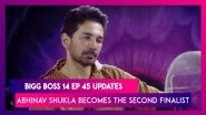Bigg Boss 14 Episode 45 Updates | Dec 03 2020: Abhinav Shukla Becomes The Second Finalist