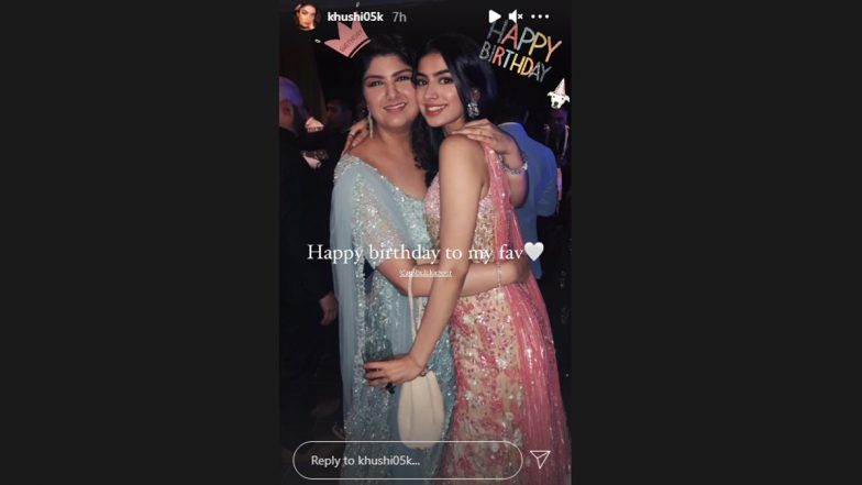 Khushi Kapoor’s Birthday Post For Her Favourite Anshula Kapoor Is Adorable And Glamorous!