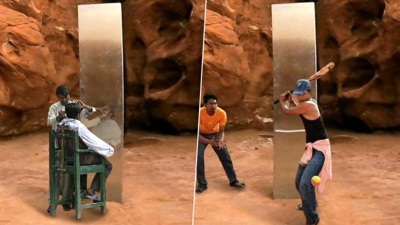 What if Monolith Appears in India? Desi Twitterati Have Best Reactions You Just Can’t Miss, LOL at These Funny Memes & Jokes While Mystery Over the Metal Structure Intensifies