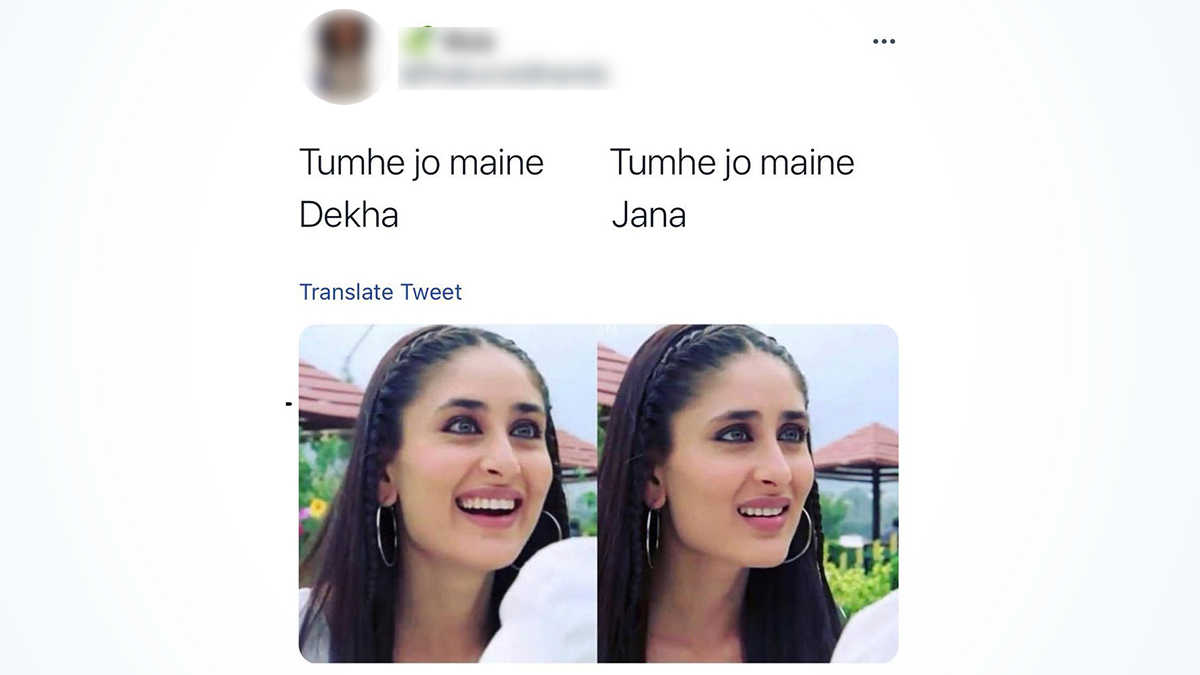 Kareena Kapoor S Expressions As Jab We Met S Geet Is The Newest Meme Template Netizens Crack Funny Jokes On Before After Situation And We Cannot Stop Laughing Latestly