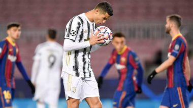 Barcelona 0-3 Juventus, UCL 2020-21: Cristiano Ronaldo's Brace Sends Bianconeri Through As Group Winners (Watch Goal Video Highlights)