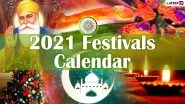 2021 Holidays Calendar for Free PDF Download Online: List of National Festivals in India, International Days, Long Weekend Dates and Events in New Year