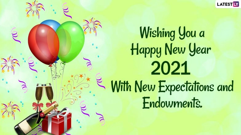 Happy New Year 2021 Wishes & HD Images: Messages to Celebrate Welcome of New Calendar Year
