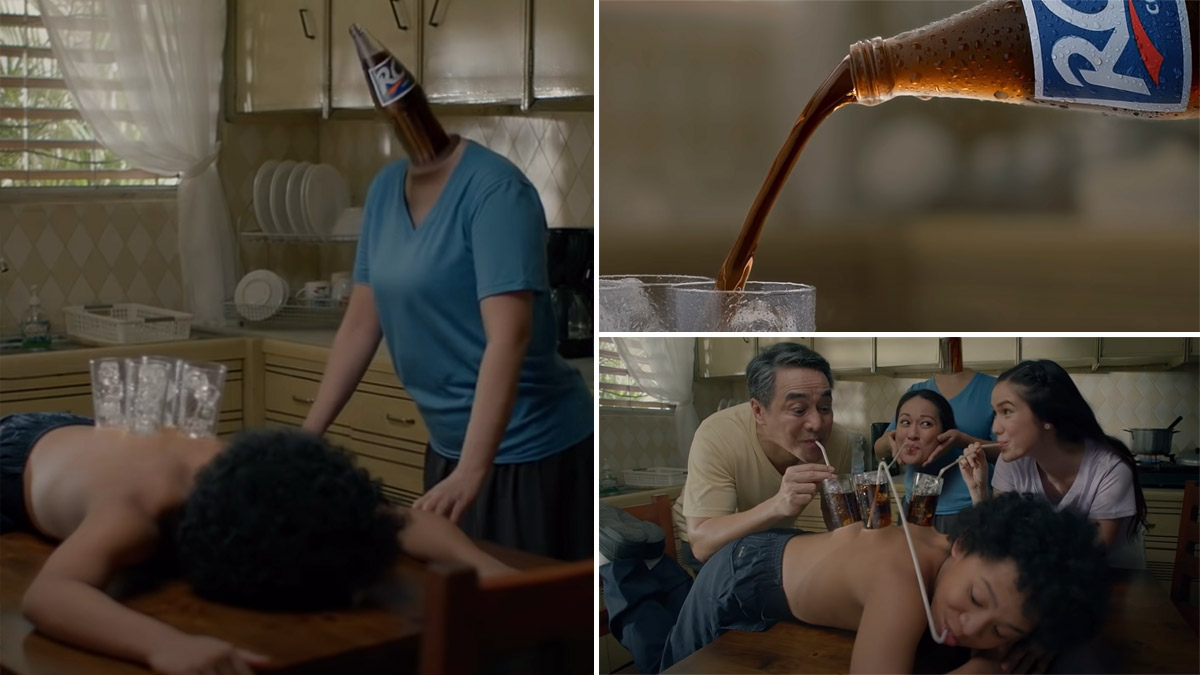 Xxx Mom Son Rakhi Sawant - Filipino RC Cola's Bizarre Ad Having Son Grow Glasses on the Back and Mom  Pull out Her Head Is Disgusting Netizens! Whatever Happened to Jumping down  the Buildings to Grab a Bottle |