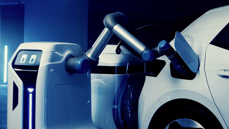 Volkswagen’s Electric Car Charging Robot Showcased