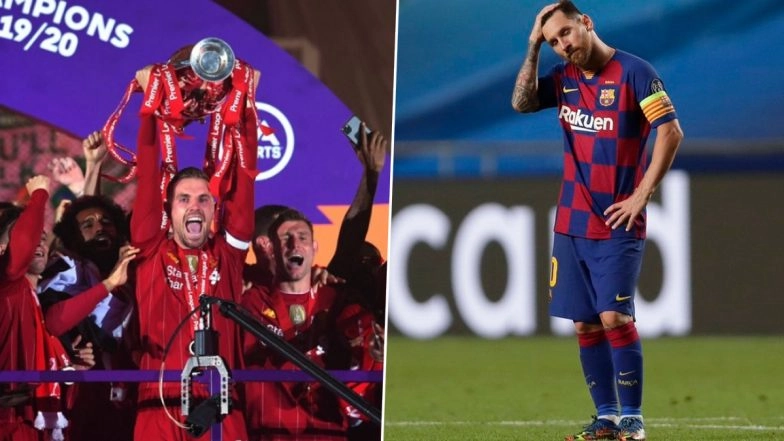 Year Ender 2020: Liverpool's Title Glory, Barcelona's European Humiliation and Other Top Football Moments From This Year