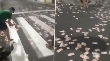 Brazilian Bank Robbers Loot Criciuma Money Heist Style By Throwing Currencies On The Street Creating A Hubbub During Escape Latestly