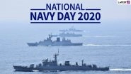 Indian Navy Day 2020 Wishes, Quotes and HD Images: WhatsApp Stickers, Messages & Navy Pics to Celebrated the Naval Branch of the Indian Armed Forces
