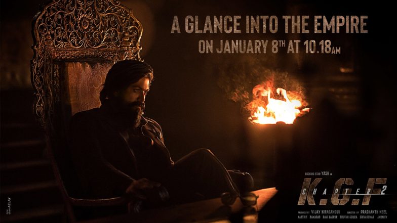 KGF Chapter 2: Yash’s Determined Look as Rocky in First Look Poster Is a True Treat For Fans, Teaser to be Revealed on This Date