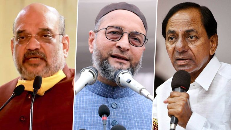 GHMC Election Results 2020: BJP Stuns With Win in 48 Seats of Hyderabad Civic Body, TRS Reduced to 55, AIMIM Retains 44