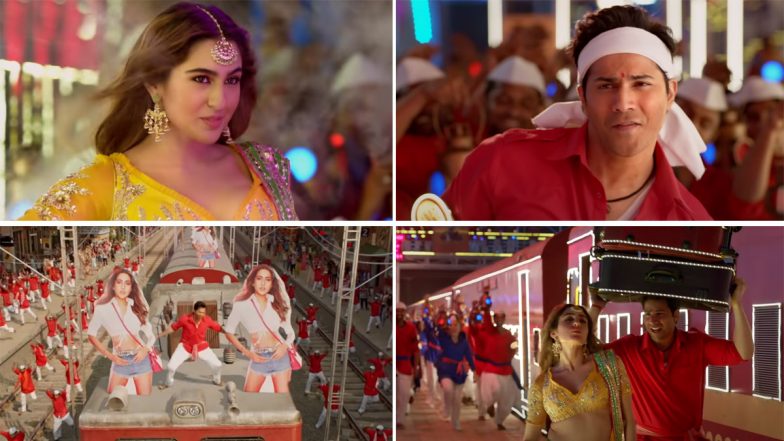 Coolie No 1 Song Teri Bhabhi: Varun Dhawan's Energetic Moves Will Impress You (Watch Video)