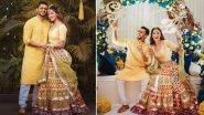 Gauahar Khan and Zaid Darbar's Haldi Pictures Out: GaZa Sport the Radiant Dulha-Dulhann Look And Its Lovely