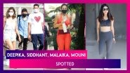 Deepika Padukone & Siddhant Chaturvedi Twin In White; Malaika Arora&rsquo;s Stylish Gym Look; Vidya Balan, Mouni Roy, Elli AvrRam Spotted In The City