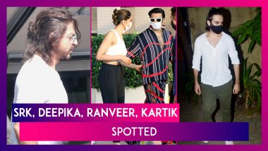 Shah Rukh Khan Shoots For Pathan; Ranveer Singh Sees Off Deepika Padukone As She Leaves For Shoot; Kartik Aaryan, Bhumi Pednekar, Janhvi Kapoor & Malaika Arora Spotted