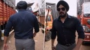 Antim: A Turban-Clad Salman Khan Makes a Grand Entry on the Sets of Aayush Sharma&rsquo;s Film (Watch Video)
