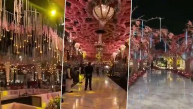 Wedding Decorations for 6 Crore? From Glitzy Chandeliers to Heavy Floral Set-Ups, Videos Go Viral From Surat's Exorbitant Marriage Ceremony