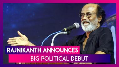Rajinikanth Announces Big Political Debut With ‘Secular, Spiritual Politics’; To Launch Party In January; ‘Willing To Die For Tamil People’ Says Thalaiva