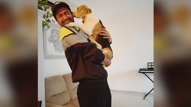 Vicky Kaushal Shares Adorable Photo Posing Alongside Cute ‘Padosan’ Bella