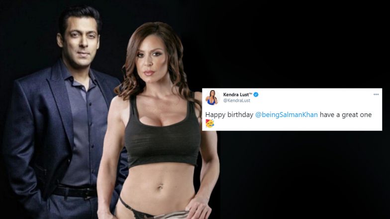 784px x 441px - XXX Star Kendra Lust Wishes Salman Khan on His 55th Birthday With a Racy  Picture | ðŸ‘ LatestLY
