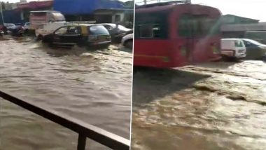 Mumbai: 57-Inch Water Pipeline Bursts in Mahim; Water Supply Affected in Dadar, Matunga And Other Areas