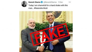 Barack Obama, Former US President, Did Not Snub PM Narendra Modi on Twitter Over Farmers' Protest; Fact-Check Debunks Fake News Spread Through Morphed Image