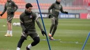 Luis Suarez Returns To Atletico Madrid Training After Recovering From COVID-19