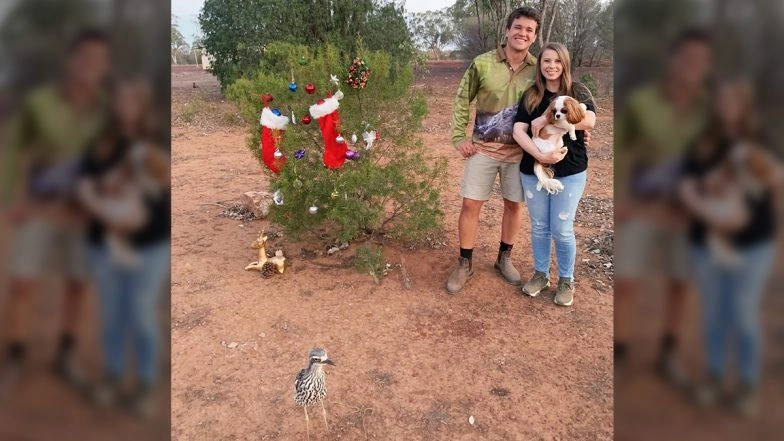 Bindi Irwin, Chandler Powell Celebrate First Christmas as Newlyweds (See Pic)