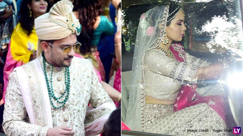 Aditya Narayan and Shweta Agarwal Go with Mute and Magnificent Tones For Their Wedding (View Pics)