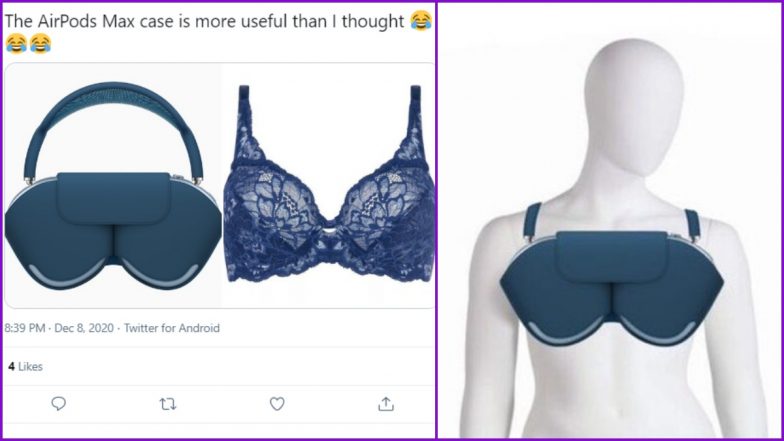 Airpods Max Case is a Bra or a Purse? Apple's Latest Headphones' Smart Case  Has 'Bra'ffled Netizens Thanks to Its 'Not-So-Unique' Design (Check Funny  Jokes)