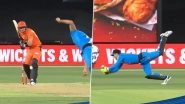 Big Bash League 2020&ndash;21: Alex Carey Takes Stunning One-Handed Catch to Dismiss Liam Livingstone During Adelaide Strikers vs Perth Scorchers Clash (Watch Video)