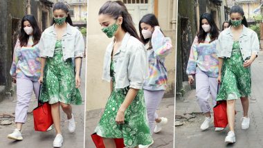 Alia Bhatt Goes Matchy Matchy With a Fabulous Floral Dress and Mask, Here’s How Her Style Can Be Yours Too!