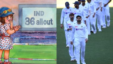 36 All Out! Amul Comes Up With Topical After India Register Their Lowest Test Score