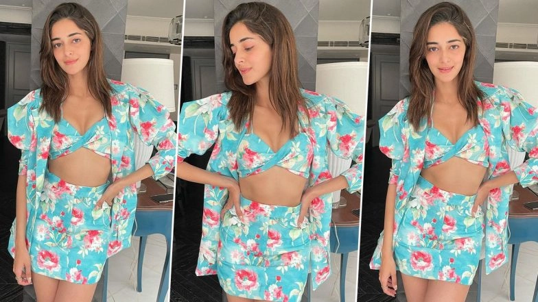 Ananya Panday's Floral Co-Ord Set By July Issue Screams Millennial Fashion 