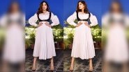 Here&rsquo;s How Bhumi Pednekar Harnessed a Chic Layered Basic White Dress!